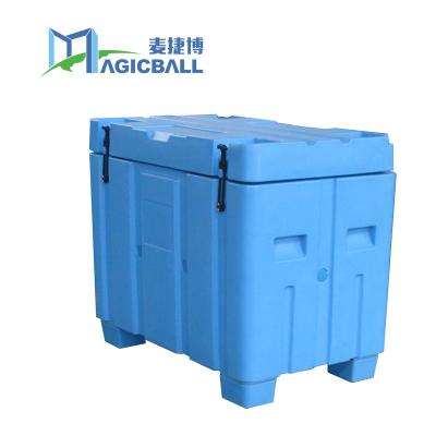 China 68L Insulated Dry Ice Storage Container / Dry Ice Bins / Container Storage Box Insulated Dry Ice Container for sale