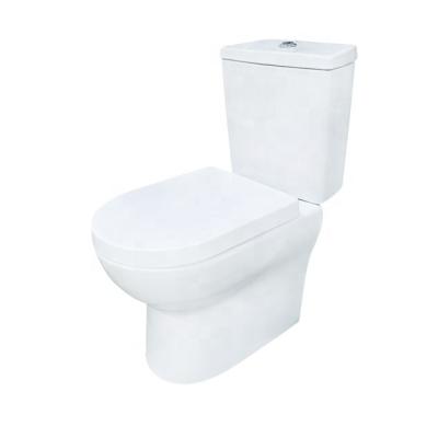 China Modern High Quality Durable Using Various PP Seat Siphonic Flush Two Piece Toilet for sale