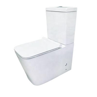 China Suitable Washdown Square Two Piece Modern Floor Standing Toilet Quality Price Guarantee for sale