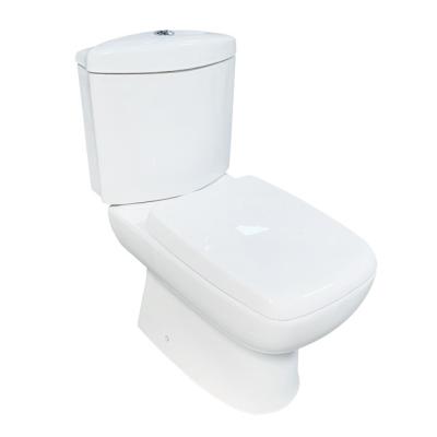 China Two-Piece Wash-Down Toilet Bowl Toilet WC Toilet Double-Flow Ware Two-Piece Toilet Set Sanitary for sale