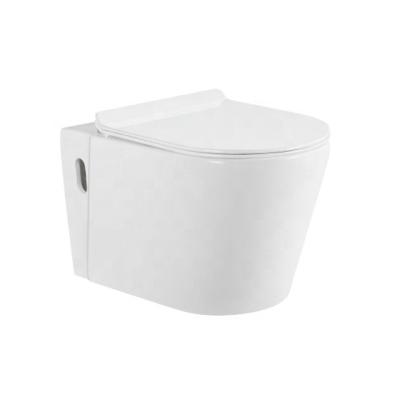 China Modern Hot Sale Accept Packaging Customization Hidden Tank Wall Hung Ceramic Water Closet For Modern Bathroom for sale