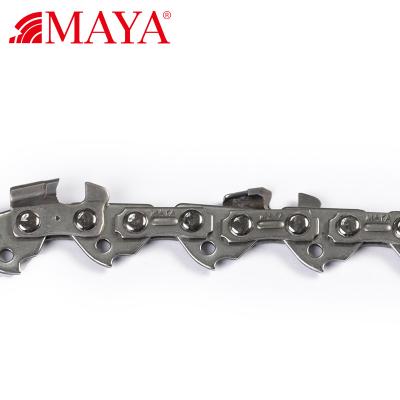 China Size Adjustable Grips Wholesale MAYA 25 Feet Tungsten 3/8 Semi Chisel Chainsaw Chain Carbide Rolls Chain for sale