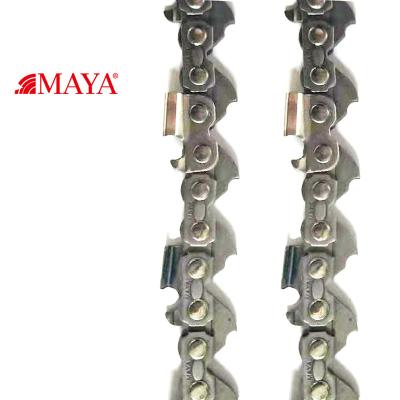 China Larger rivets and thicker drive links with increaced force MAYA 404 harvester saw chain fit for 18 HX replacement for sale