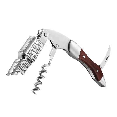 China Best Viable Red&White Wine Cork Screw Waiter Knife Bottle Opener for sale