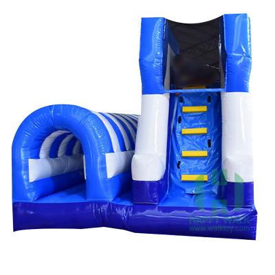 China Outdoor Outdoor Inflatable Water Slide With Pool Park Combo Bouncer With Slides Playground Water Pool Bouncer Jumping Slide for sale