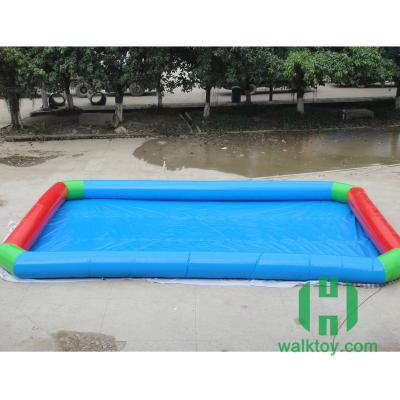 China 1000D PVC tarpaulin (factory price 18oz/y2 inflatable pool rectangle inflatable water toys for summer play for sale