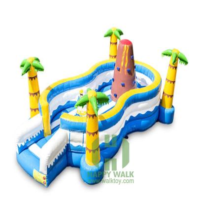 China Portable Island Beach PVC Tarpaulin Inflatable Play Pool Park for Kids and Adults for sale