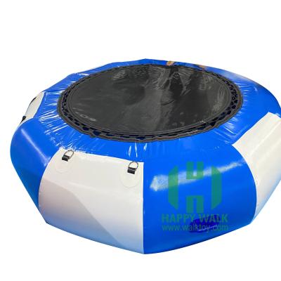 China Bouncer Family PVC Kids Inflatable Trampoline HI Small Durable And Safe Jumping Prices 2m dia*0.4m For Play for sale