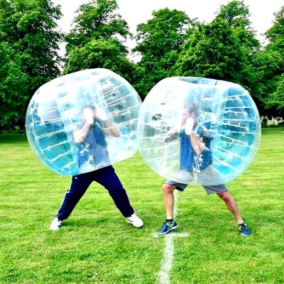 China Inflatable Football Bumper Bubble Sports Toy Commercial Summer PVC Balls Body Used Hamster Ball For Game for sale