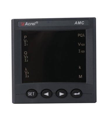 China Acrel AMC72-E4/C three phase power meter/digital panel meter/3 phase meter panel AMC72-E4/C for sale