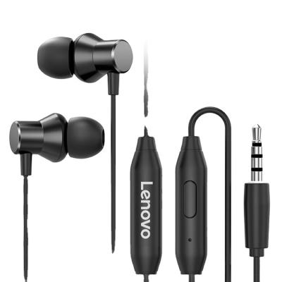 China Lenovo HF130 Bass Sound Wired Earphone In-Ear Sport Headphones With MIC For iPhone Samsung Headset for sale