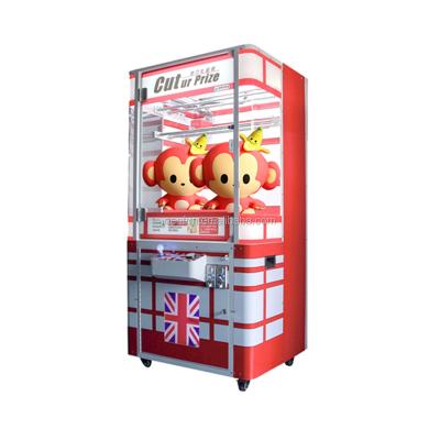 China Metal Toy Scissors Cutting Professional Claw Coin Operated Crane Game Rope Machine For Sale for sale