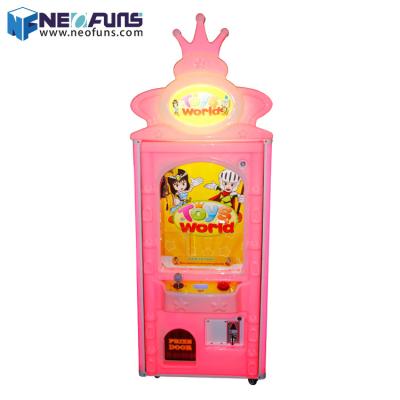 China Metal cabinet toys world popular cotton candy making machine coin operated plush mini candy toy doll selling crane machine for sale