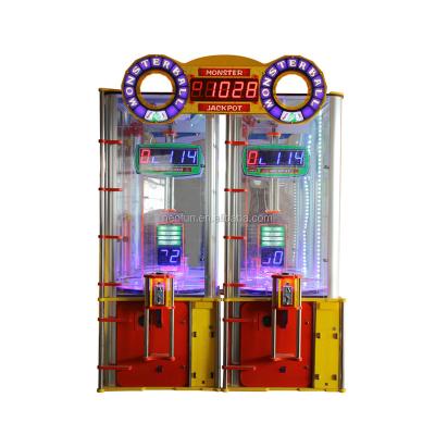 China Main Park Metal Neofuns Jackpot Lottery Ticket Redemption Game Machine Monster Drop China Coin Operated Game Machine For Sale for sale