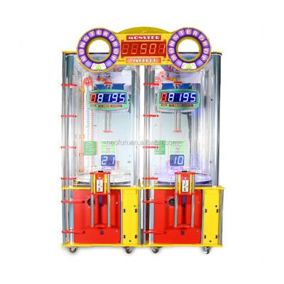 China Neofuns Metal Jackpot Lottery Ticket Redemption Game Machine Monster Drop Arcade Game Machine Coin Operated Game Machine For Sale for sale