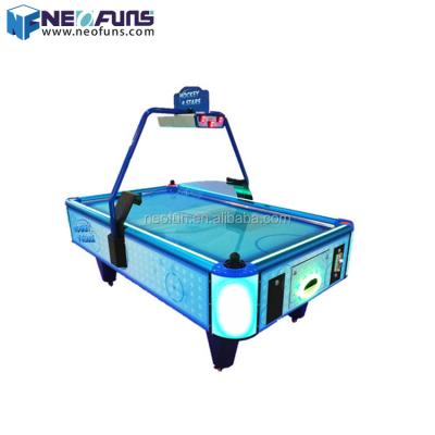 China Entertainment the most popular 4 players air hockey coin operated wooden table fan for game center for sale