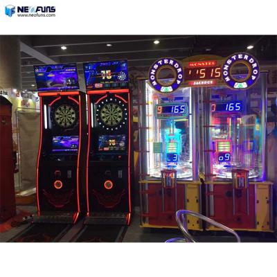 China Coin Operated Metal+acrylic+plastic Automatic Rise VS Phoenix Dart Machine / Electronic Dart Game Machine for sale