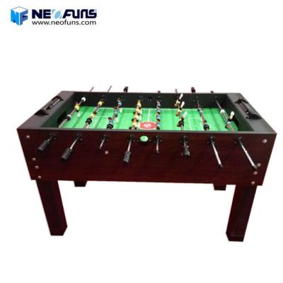 China Metal Coin Operated Indoor Amusement Wooden Table Soccer Football Redemption Game Machine For Sale for sale