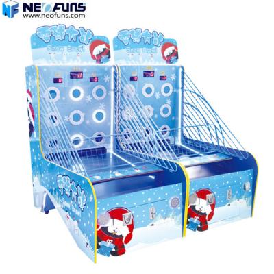 China Metal Easy Win Professional Arcade Snowball Fight Coin Operated Shooting Machine For Game Center for sale