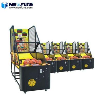 China Hot Selling Metal Arcade Street Coin Operated Basketball Shooting Hoops Game Machine for sale