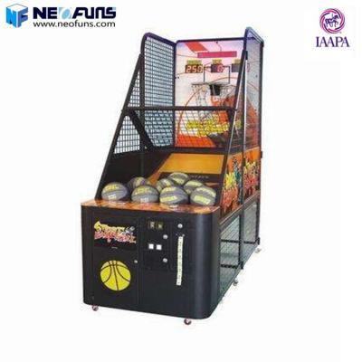 China Metal Arcade Street Coin Operated Basketball Shooting Children and Adult Sensor for Basketball Game Machine for sale