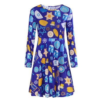 China Party Wear Anti-Static Casual Dresses For Women Summer New Plus Size Printed Dress for sale