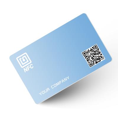 China 85.5*54mm ISO14443A RFID Hotel Key Card 13.56mhz NFC Business Cards Classic 1k 7bytes UID Waterproof / Waterproof Custom Printing NFC Card for sale