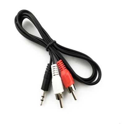 China female with. 3.5mm Multimedia to 2 RCA Male Extension Adapter Audio Cable for sale