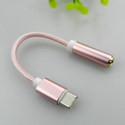 China COMPUTER USB Type C to AUX Type-C. 3.5mm Adapter Cable Earphone Jack Converter Cabel for Letv Leeco Le Max 2 pro 3 for xiaomi for sale