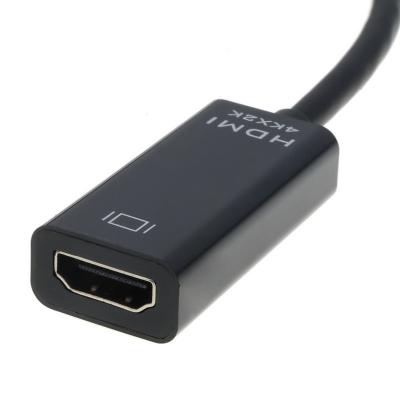 China MP3/MP4 player hd adapter cable Mini Dp DP to mini to hdmi 1080P mini DP to hdmi adapter OTG cable for sale