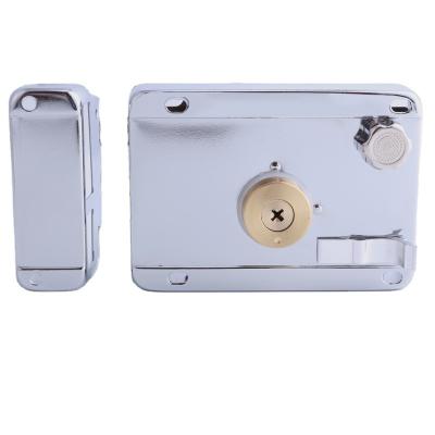 China Cheap Custom Door Southeast Asia Price Security Rim Door Lock Computer Key Stainless Steel Hardware Locks for sale