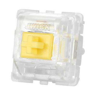 China JWICK Wireless Yellow Linear Switch 65g Keyboard Keyswitch JWK Mechanical Switches for sale