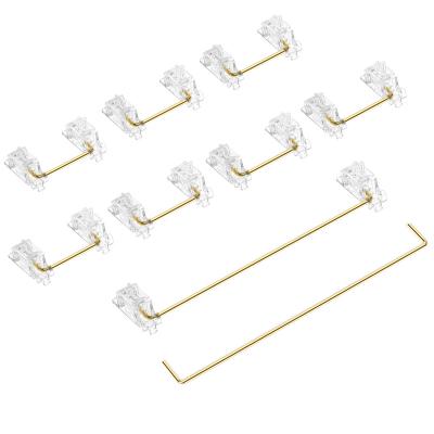 China JWICK Wireless Screw-in V2 New Stabilizers 2U 6.25U 7U PCB Mount Stabilizer with Gold Plated Rise Wire Keyboard Non-Skinning Hits for sale