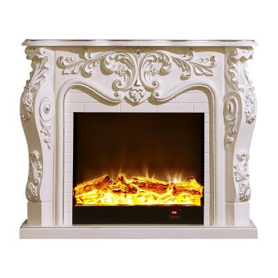 China Decorative Fireplace Flame LED Fireplace Simulation Hotel Electric Remote Control Embedded Mantel Insert Decorative Heating f for sale