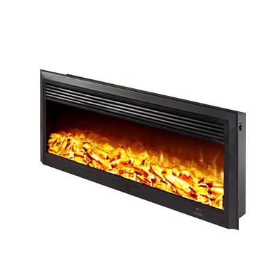 China Adjustable Electric Fireplace Heater Recessed Electric Fireplace Hotel Simulation Fire Decorative Fake Flame Electric Fireplace for sale