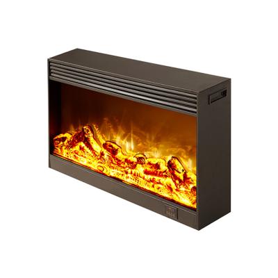 China Simulation Electric Modern Wall Mounted High Carbon Fireplace Hotel Decorative LED Fireplace Decorative Heating Flame for sale