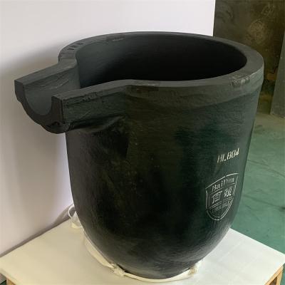 China Industrial SiC Thermal Shock Resistant Silicon Carbide Graphite Crucible With Nozzle for sale