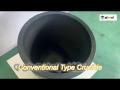 cylindrical silicon carbide melting graphite crucible thermal shock resistance