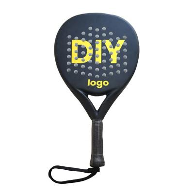 China EVA Core Custom Logo Light Soft Weigh Carbon Padel Rackets for sale