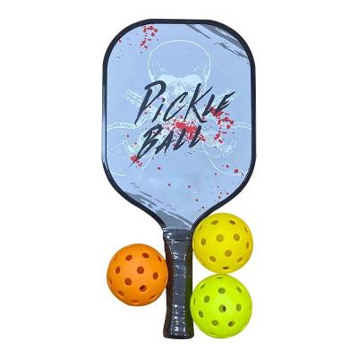 China Customized PP Honeycomb Core Logo Carbon Fiber Pickleball Paddle Set for sale