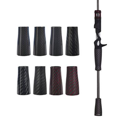 China Hot Selling 100% Carbon Fiber Detachable Surf Casting Fishing Rod Diy Spareparts Fishing Casting Rod Split Fighting Butt Grip for sale