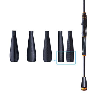 China 100% Carbon Fiber Factory Price Goods Heavy Carbon Fiber Spinning Fishing Rod Split Half Round Grip for sale