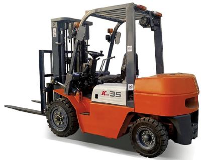 China CE China Manufacturer 4x4 All Terrain Forklift 3.5 Ton Diesel Forklift Trucks Off-road 3000kg Forklift Articulated Farm for sale