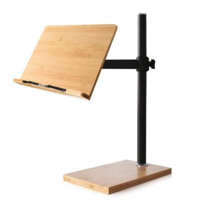 China Eco-Friendly Mac Book Screen Monitor Stand Hot Selling Riser Laptop Stand Bamboo Computer Holder Stand For Office for sale