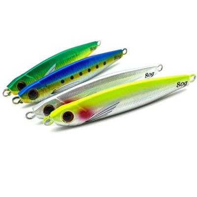 China Metal lead 3d print lure fishing saltwater 60g, wahoo minnow sea bass fishing lures for sale