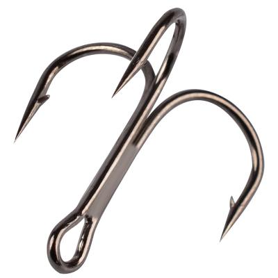 China High Carbon Steel Stainless Steel Hooks 1 Inch Fishhook Anzuelo Treble Hook Fishing 1 Inch De pescar for sale