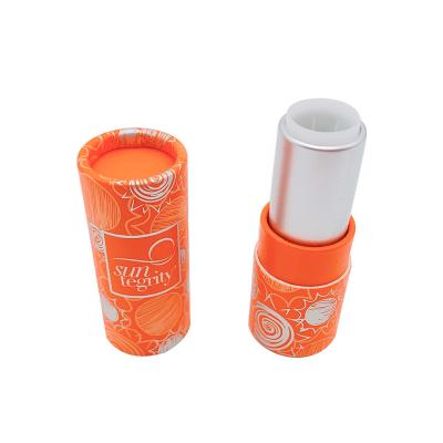 China Hot Sale Recyclable Luxury Lipstick Boxes Packaging Paper Cardboard Lip Balm Tube Elegant Gift Box With Eco Friendly Logo for sale