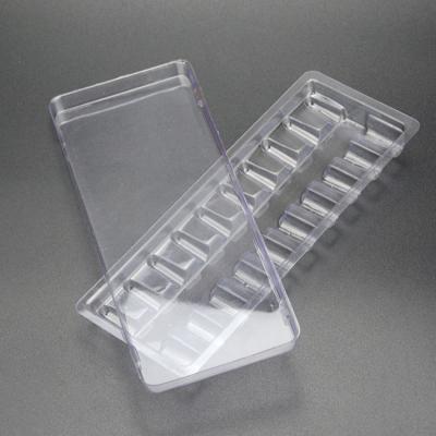 China 100% recyclable disposable plastic medical rectangle shaped insert ppr plastic insert for 15ml glass vial for sale