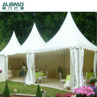 China Outdoor Outdoor White Pagoda 10x10 Pagoda Circus Tent Party Waterproof Funeral Tents For Sale for sale