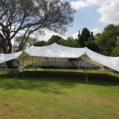 China Easy setup and take down outdoor party wedding tent 200 seater pole tent set only for large teepee tent wedding for sale